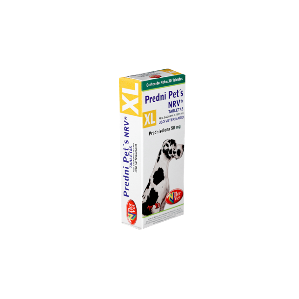 PREDNIPETS 50 MG30 TABS XL