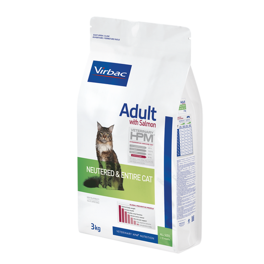 ALIMENTO ADULT FELINO DE SALMON NEUTERED & ENTIRE CAT 3KG