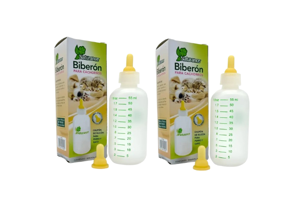 Biberón para cachorros naturance 56ml