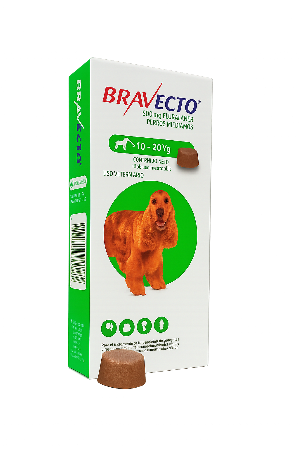 BRAVECTO 3M 500 MG(10-20) 1X1 TAB