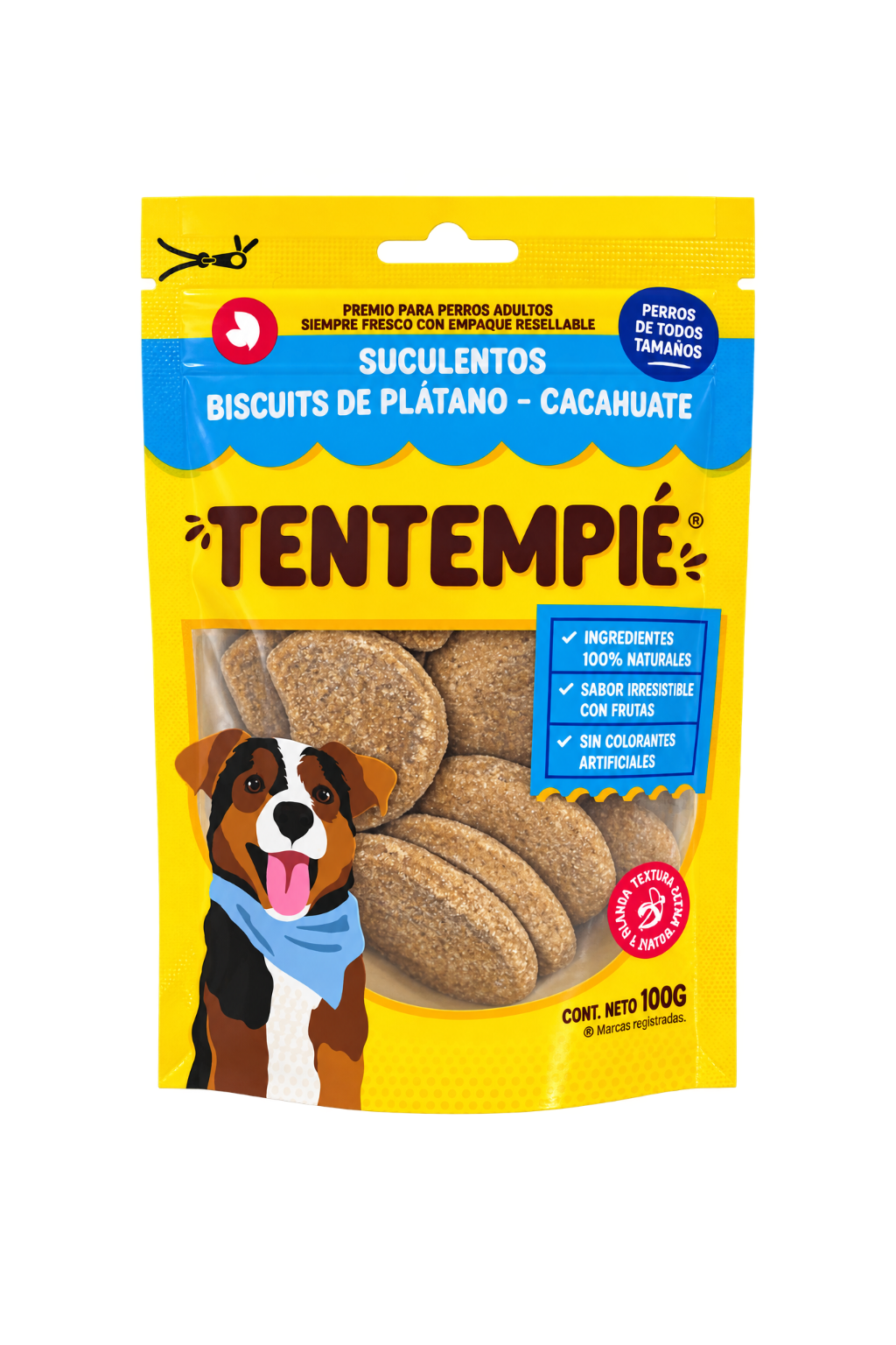 Biscuits de Plátano-Cacahuate para Perro | 100 g
