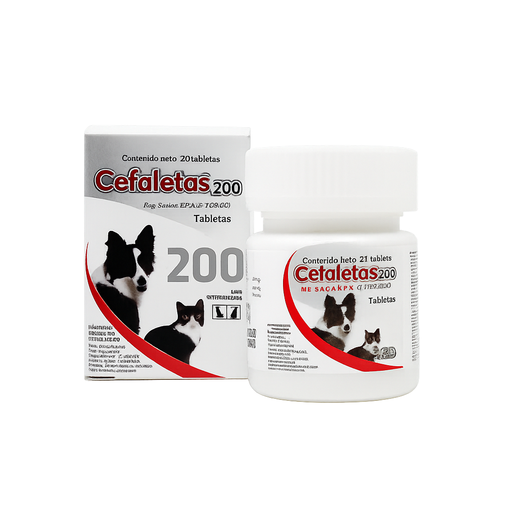 CEFALETAS 200 ROJAS CON MELOXICAM