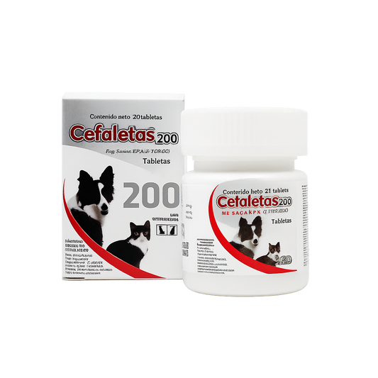 CEFALETAS 200 ROJAS CON MELOXICAM