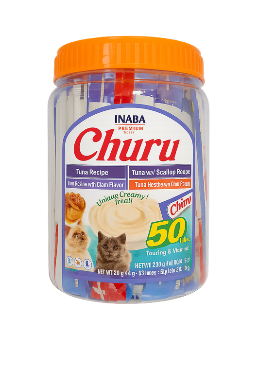 CHURU BOTE VARIEDAD DE SABORES 50 PIEZAS