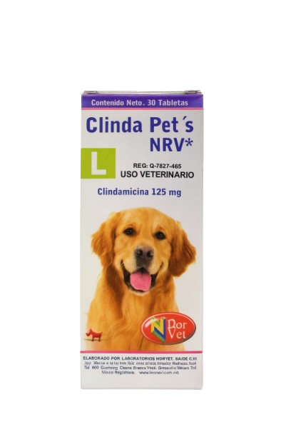 CLINDA PETS L NRV CON 30 TABLETAS