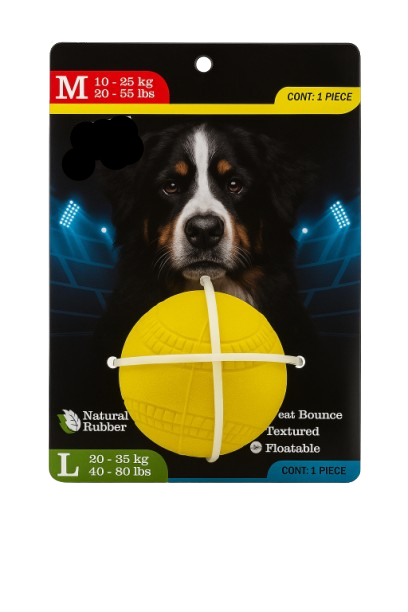 JUGUETE PELOTA BASEBALL DURA AMARILLA