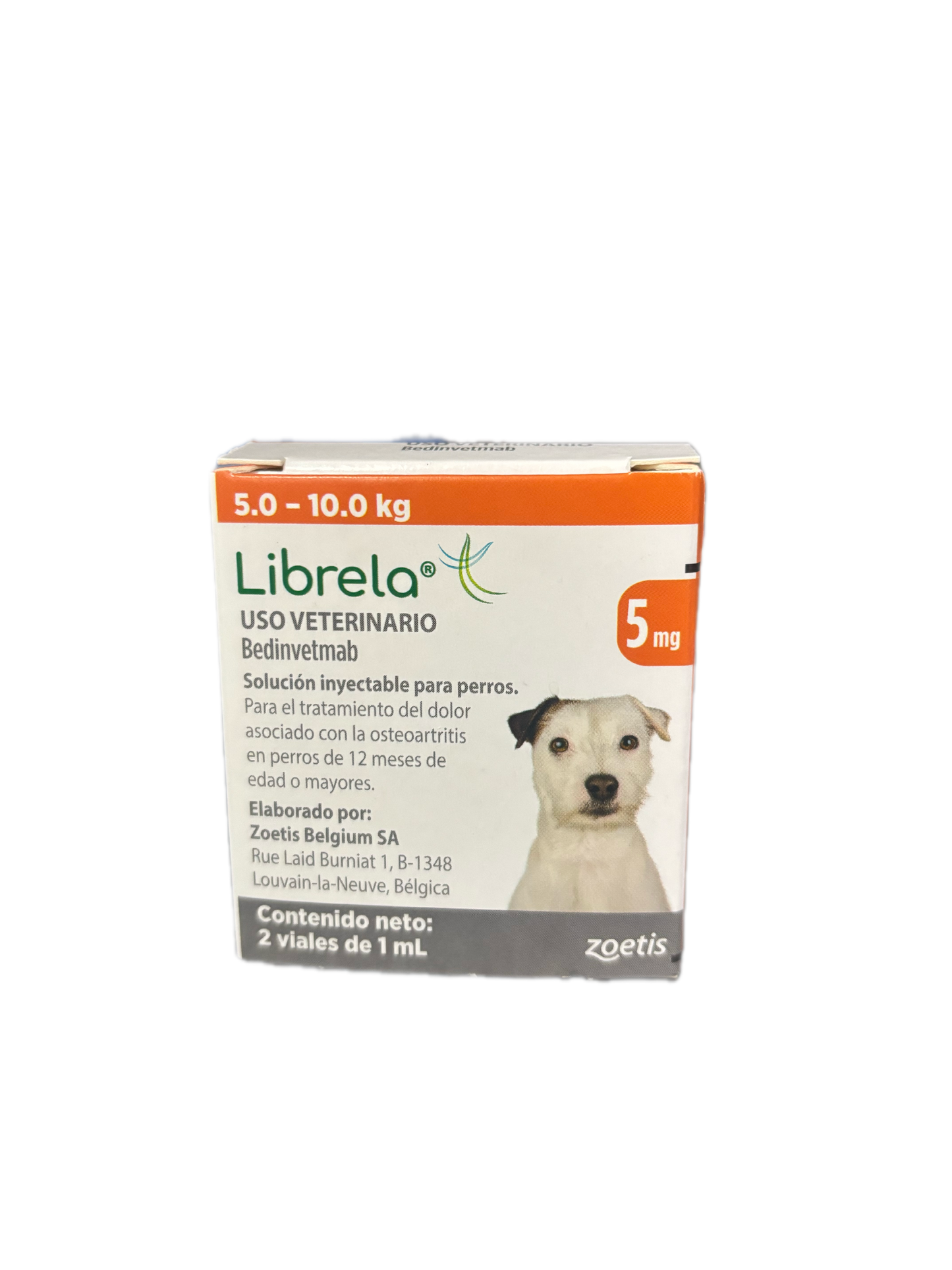 LIBRELA 5MG INYECTABLE CON 2 VIALES