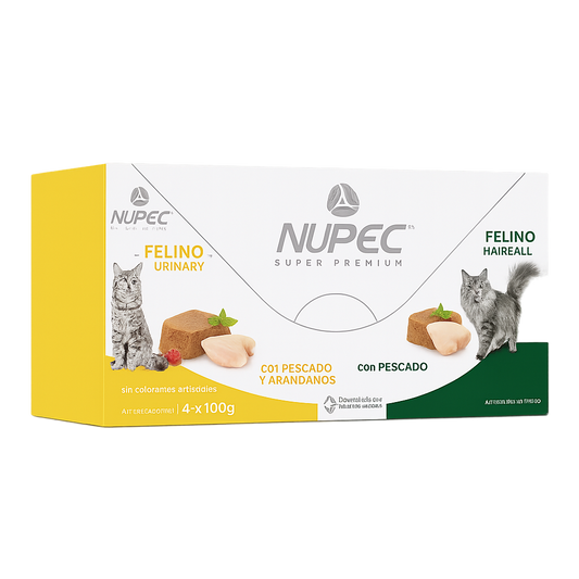NUPEC CLUSTER FELINE URINARY AND HAIRBALL  1X4X100GR