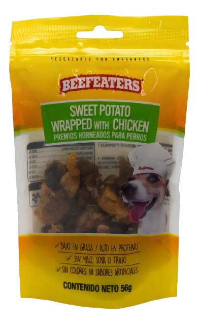 PREMIOS SWEET POTATO WRAPPED WITH CHICKEN 56GR