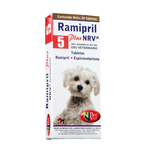 RAMIPRIL PLUS 5 30 TABS NRV
