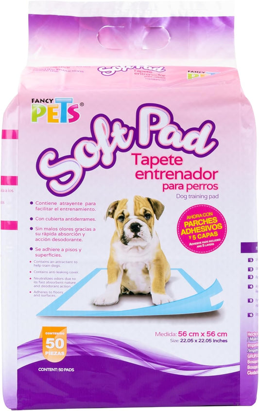 TAPETE ENTRENADOR FANCY PETS 50 PZAS
