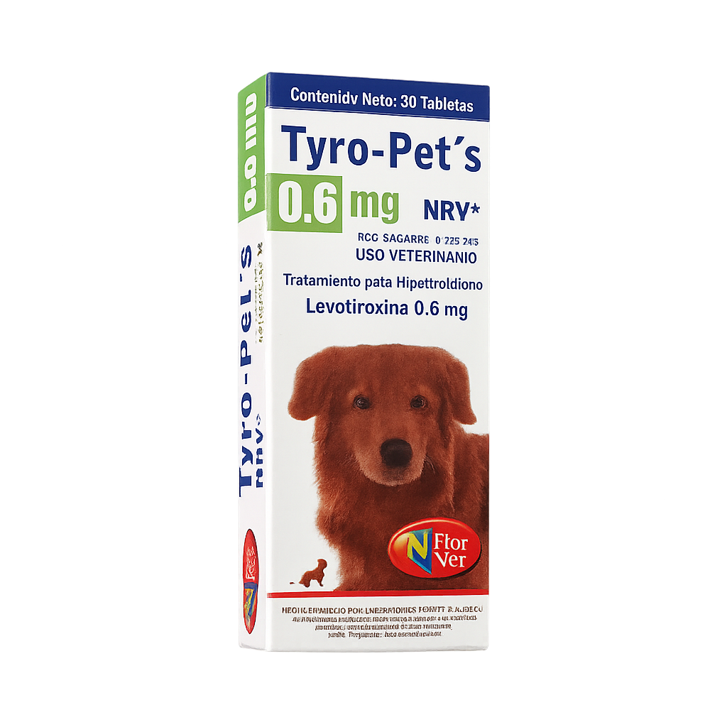 TYROPETS 0.6 MG NRV C/30TABS
