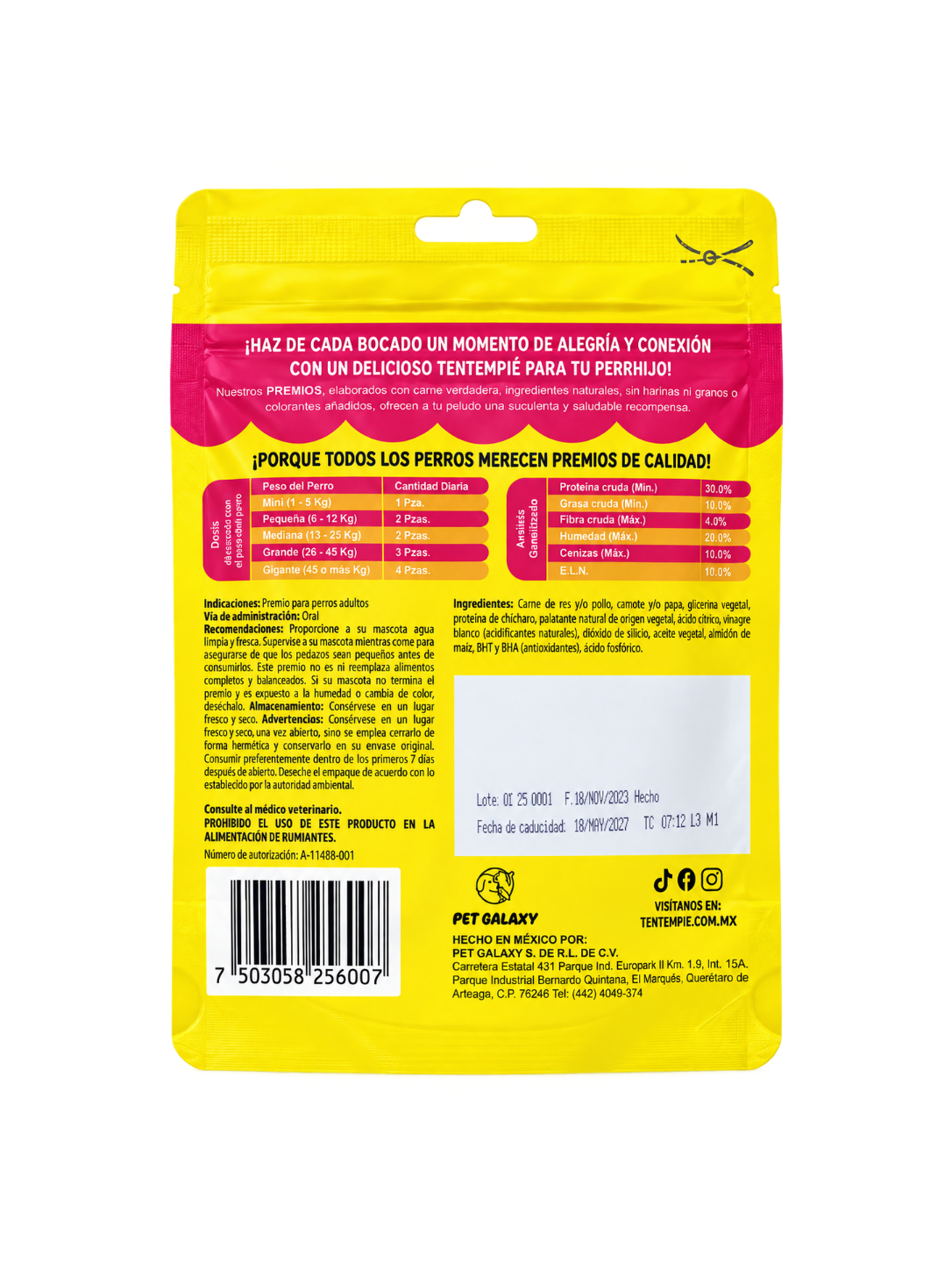 Tiras de Carne para Perro | 70 g