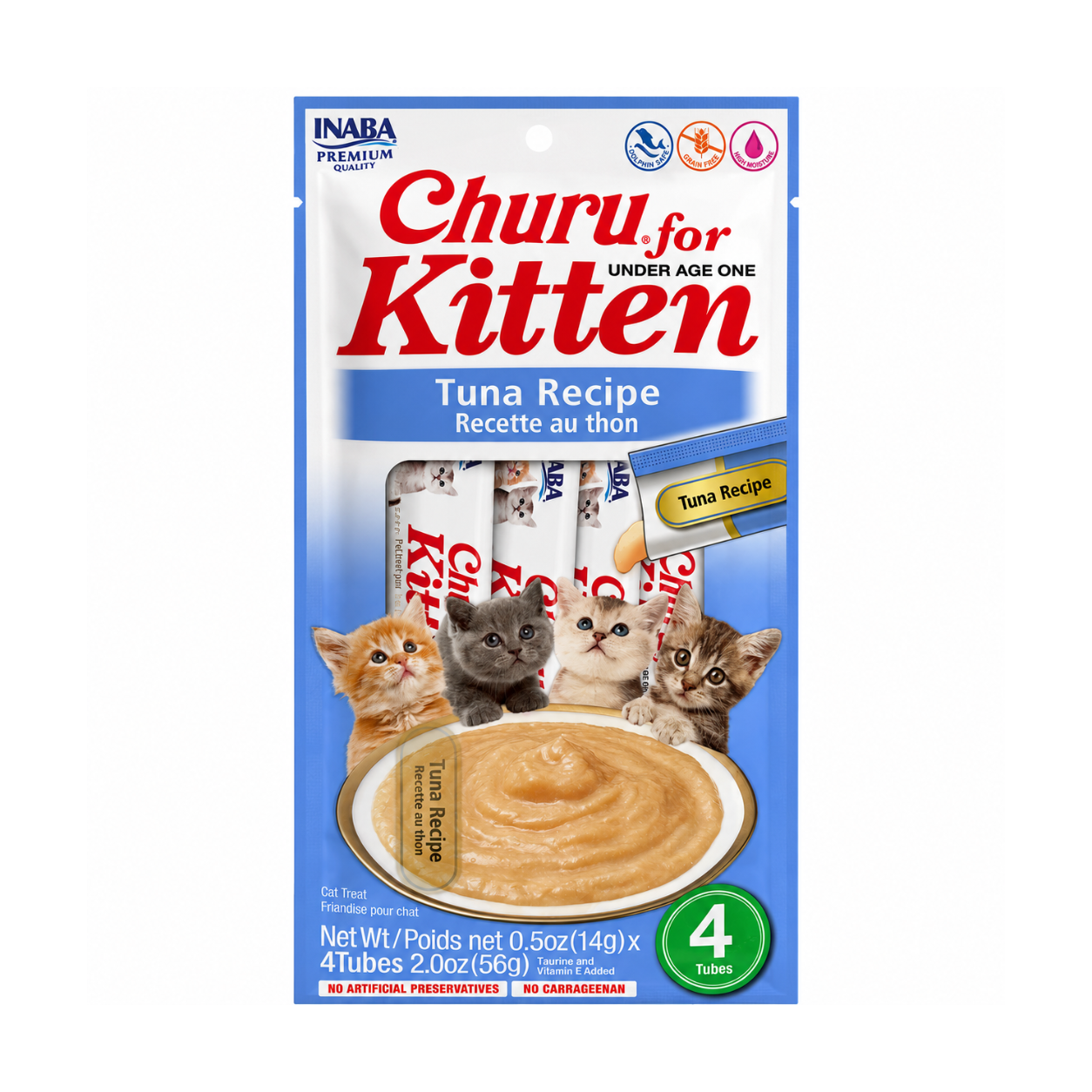 Churu Kitten Snack Cremoso para Gatito | Paquete con 4 Piezas