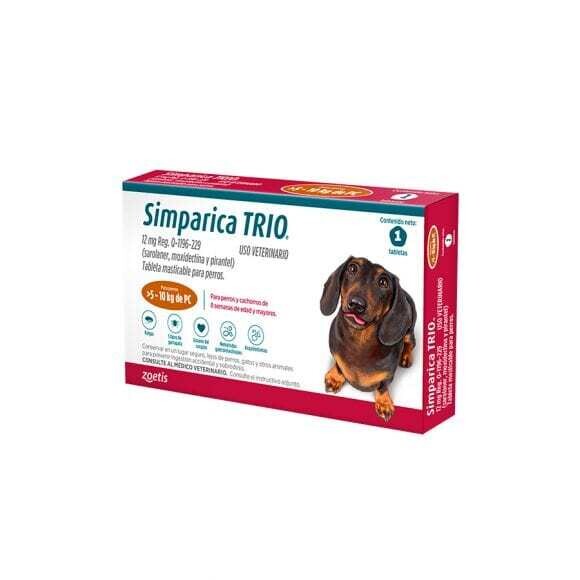 Simparica TRIO Caramel 5.1-10 Kg 1 Tableta