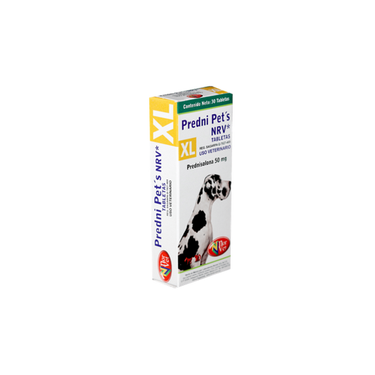 PREDNIPETS 50 MG30 TABS XL