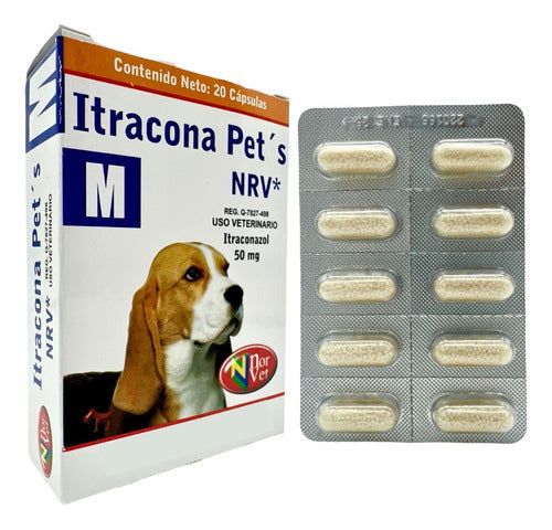 ITRACONAPETS M 50 MG 20 CAPS