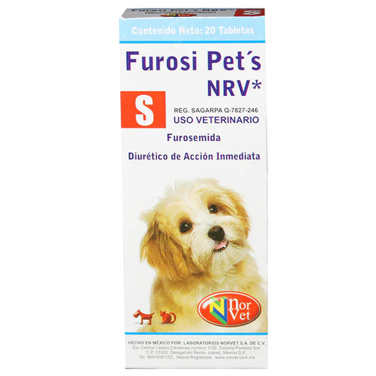 FUROSI PETS 6 MG S 20 TAB