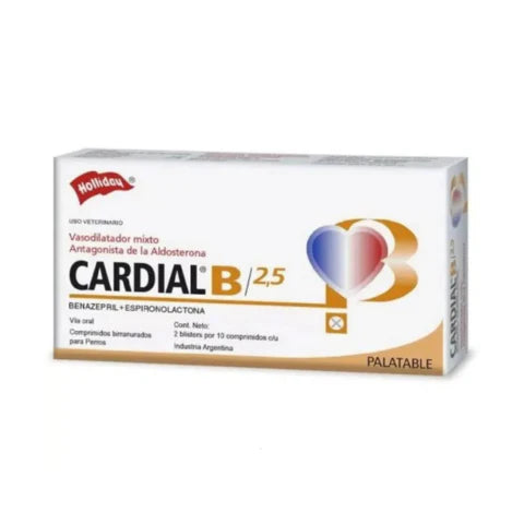 CARDIAL B 2.5 MG C/20 COMP.