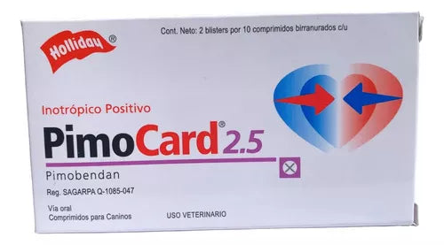 PIMOCARD 2.5MG C/20 COMP