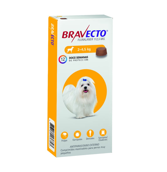 BRAVECTO 3M 2-4.5KG 112.5MG