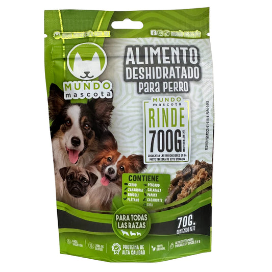 ALIMENTO DESHIDRATA PARA PERRO 70GR