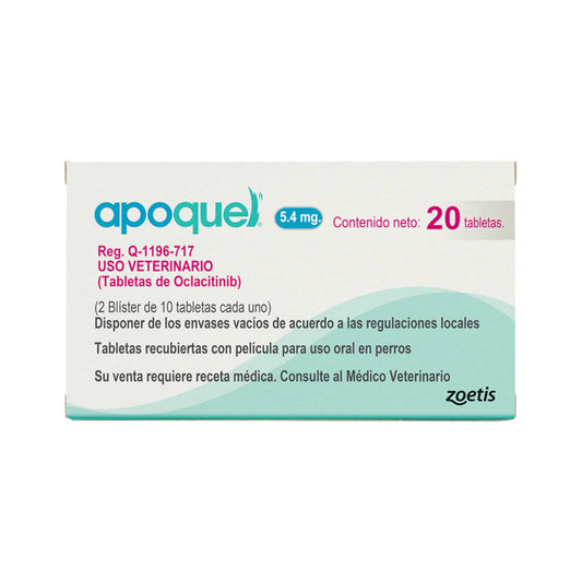 APOQUEL 5.4MG 20 TABLETAS