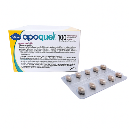 APOQUEL5.4 MG TABLETAS MASTICABLES 100 TABS