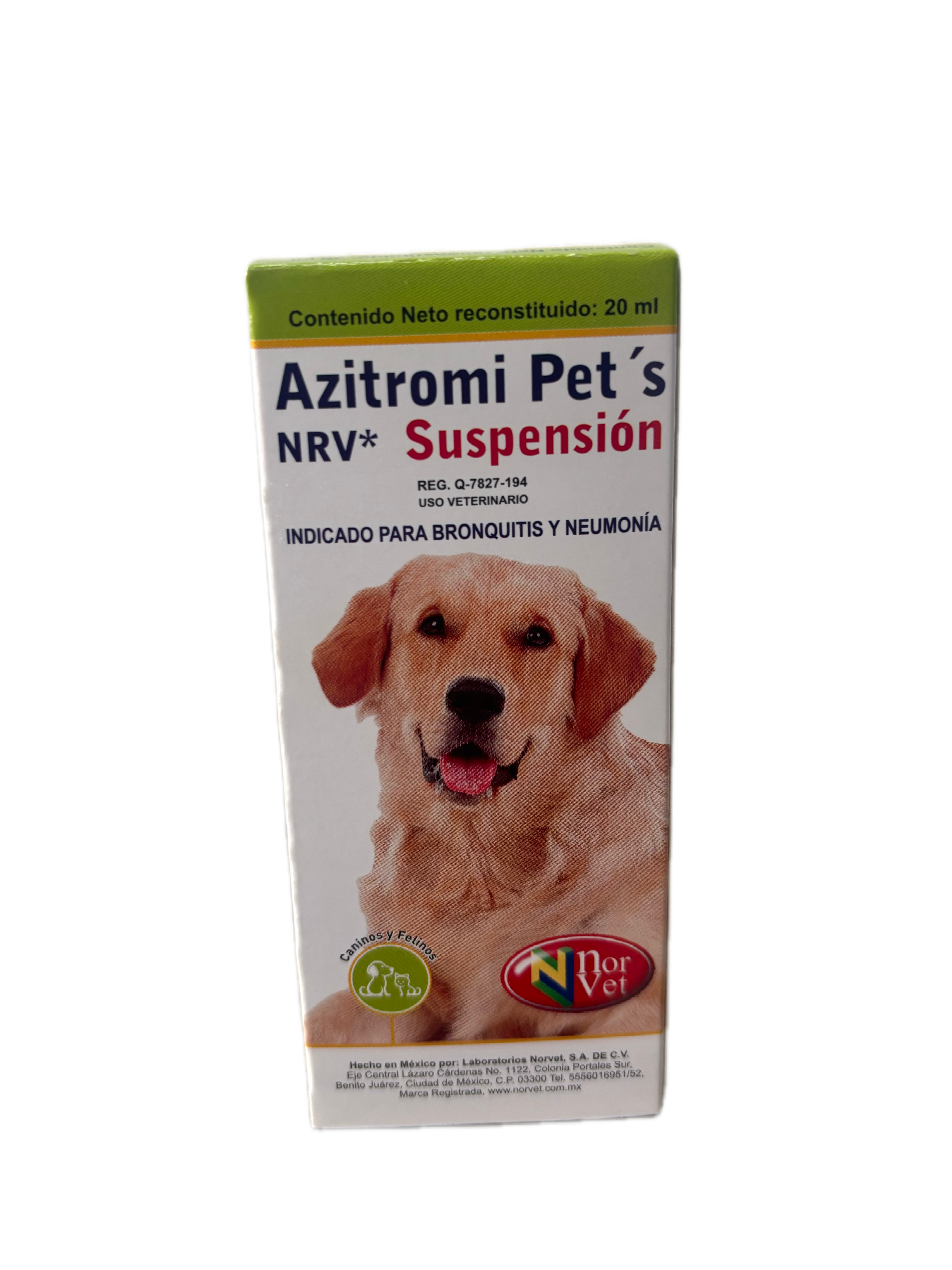 AZITROMIPETS SUSPENSION 20ML – VeterinariaElLobo