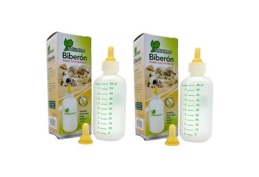 Biberón para cachorros naturance 56ml