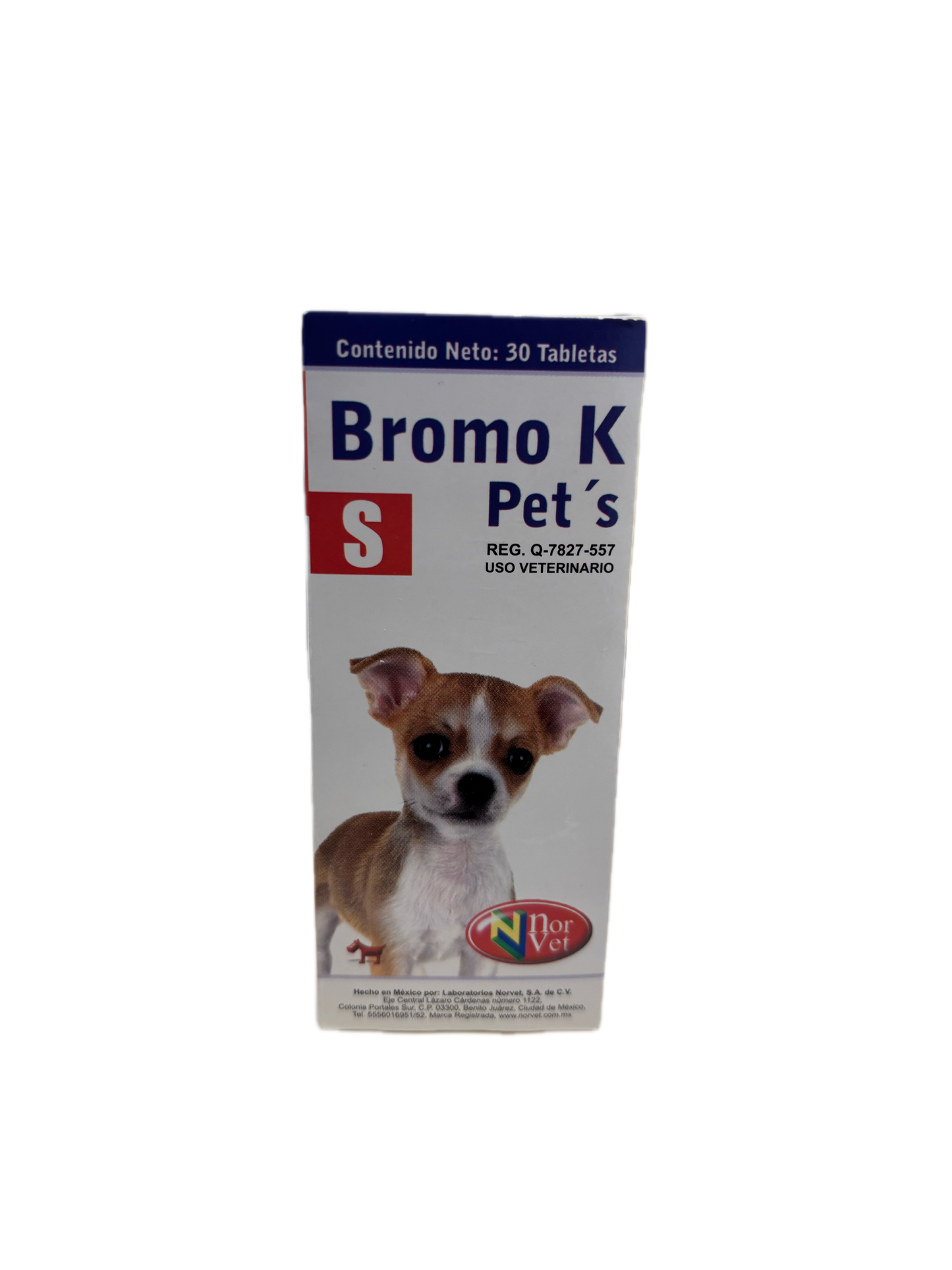 BROMO K "S" CON 30 TABLETAS (62.5MG)