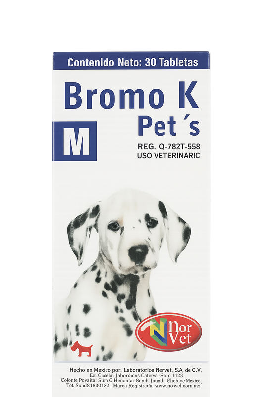 BROMO  K " M" CON 30 TABLETAS