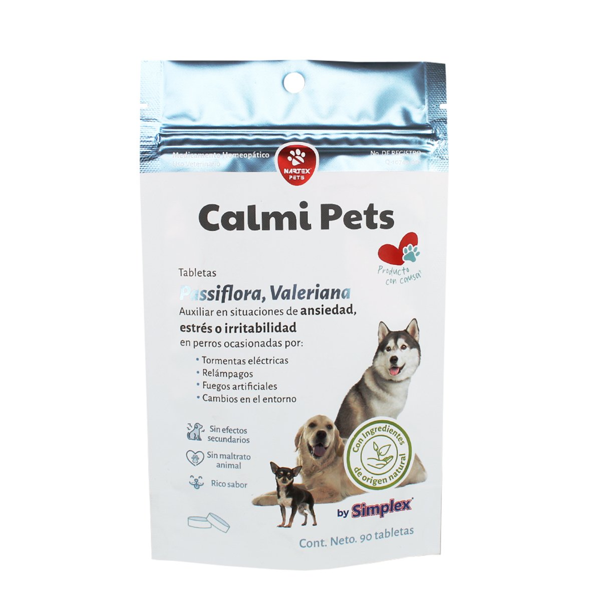 CALMI PETS CON 90 TABLETAS