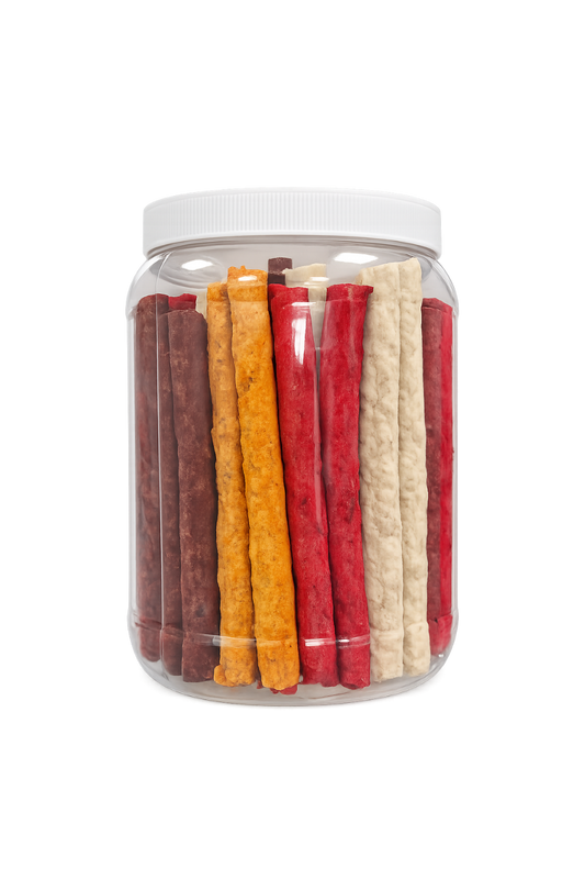 Stick de Carnaza de Colores para Perro | Pieza