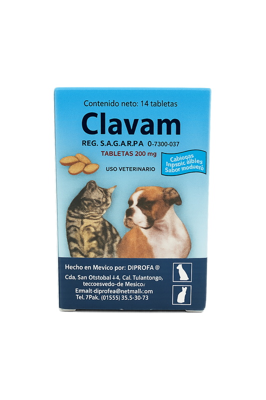 CLAVAM TABLETAS 250MG