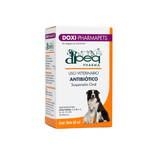 Doxi PharmaPets Suspensión Oral para Perros y Gatos | 60 mL
