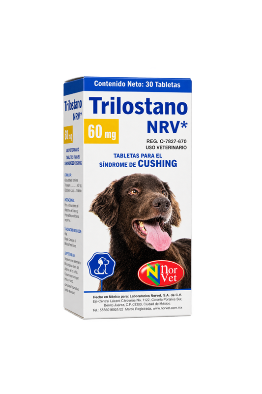 Trilostano 60 mg para Perro | 30 Tabletas