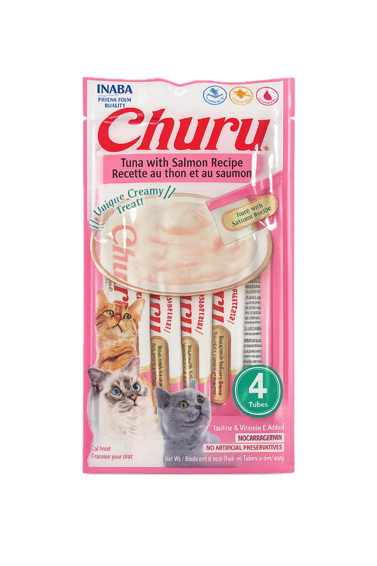 Churu Atún con Salmón para Gato | Paquete con 4 Piezas