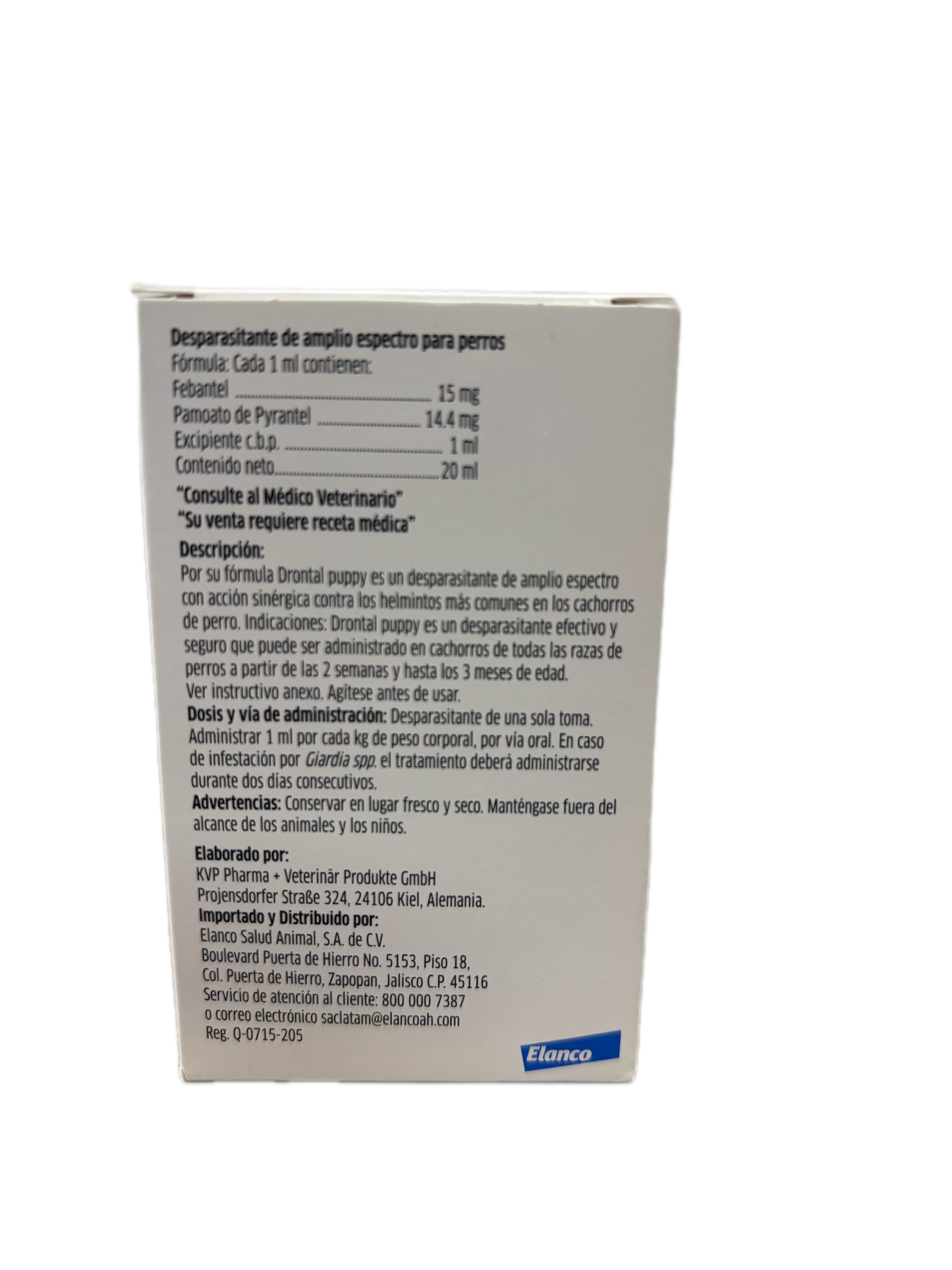 DRONTAL PUPPY SUSPENSION 20ML