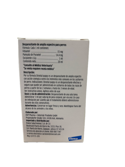 DRONTAL PUPPY SUSPENSION 20ML