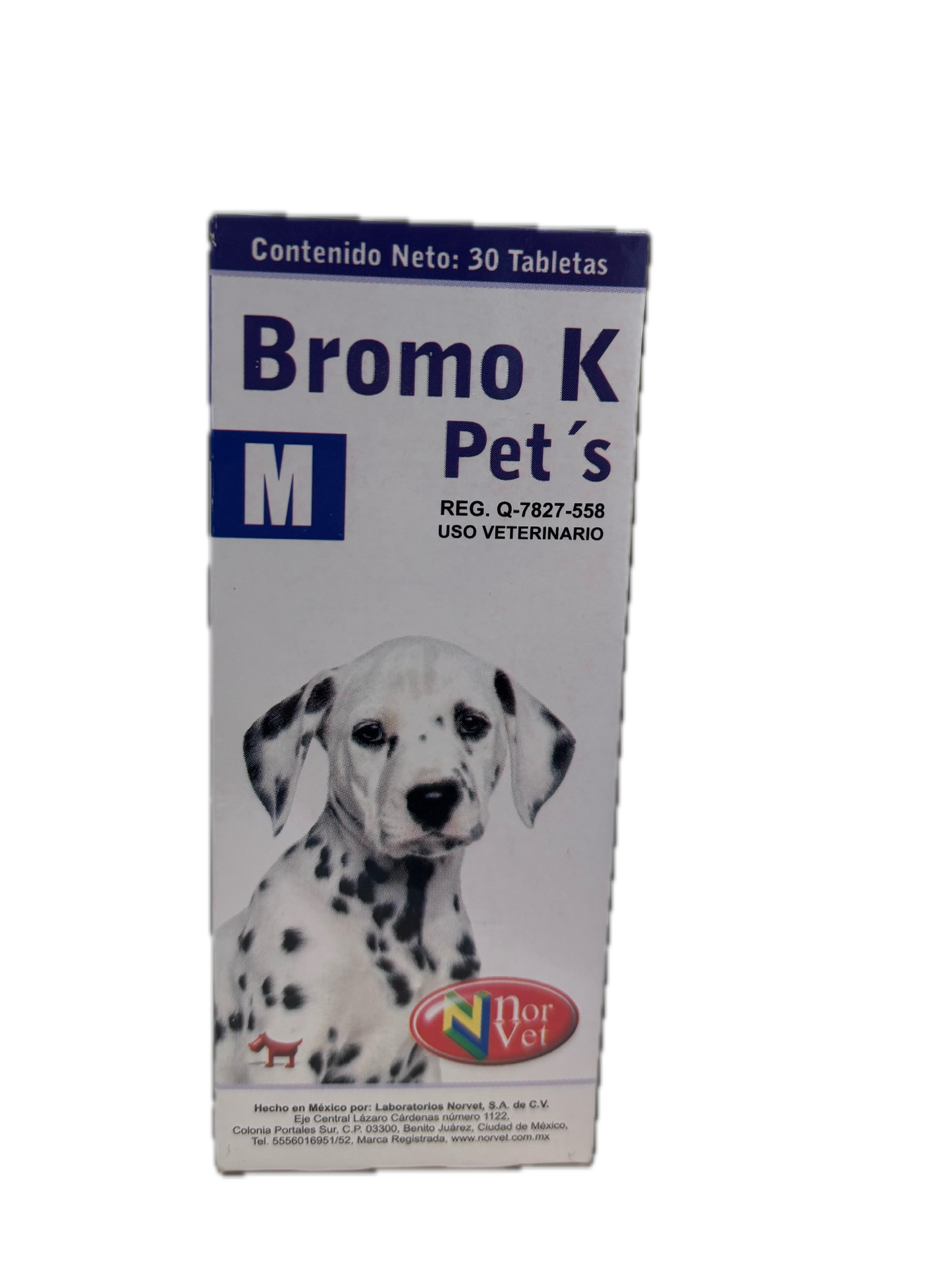 BROMO  K " M" CON 30 TABLETAS