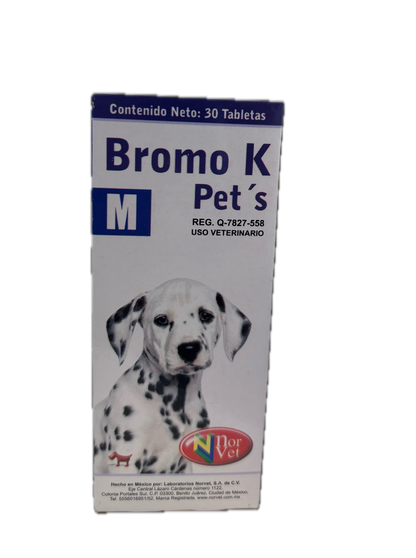 BROMO  K " M" CON 30 TABLETAS