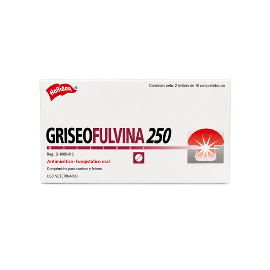 Griseofulvina 250 mg | 20 Tabletas