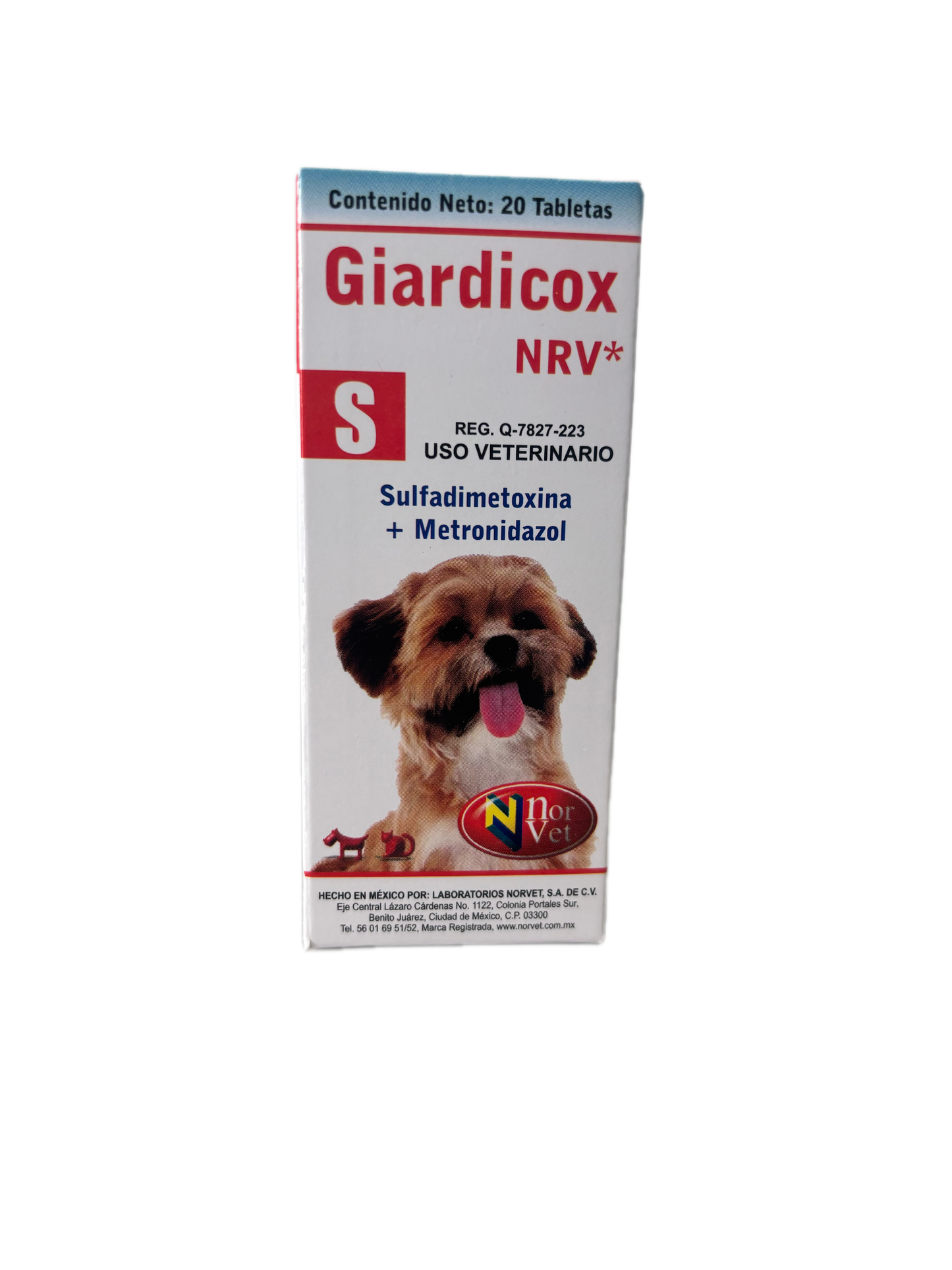GIARDICOX S CON 20 TABLETAS