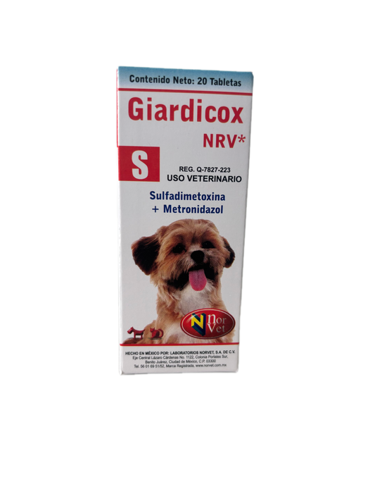 GIARDICOX S CON 20 TABLETAS
