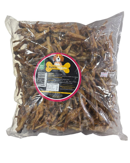 PATITAS DE POLLO BOLSA DE 1 KG
