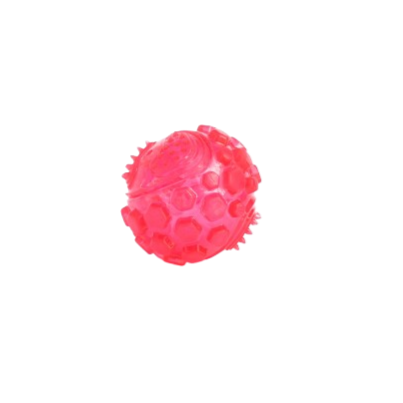 JUGUETE PELOTA SQUEAKER BALL PINK LARGE