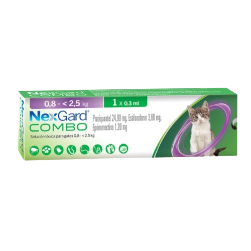 NEXGARD COMBO 0.8 A 2.5 KG