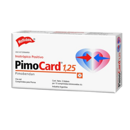 PIMOCARD 1.25MG C/20 COMP