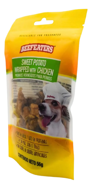 PREMIOS SWEET POTATO WRAPPED WITH CHICKEN 56GR